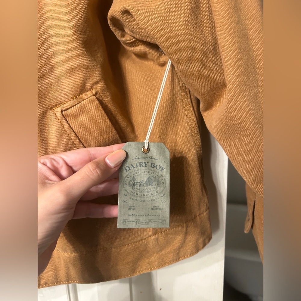 NWT Dairy Boy Tan Women's Barn Jacket - Picture 4 of 11